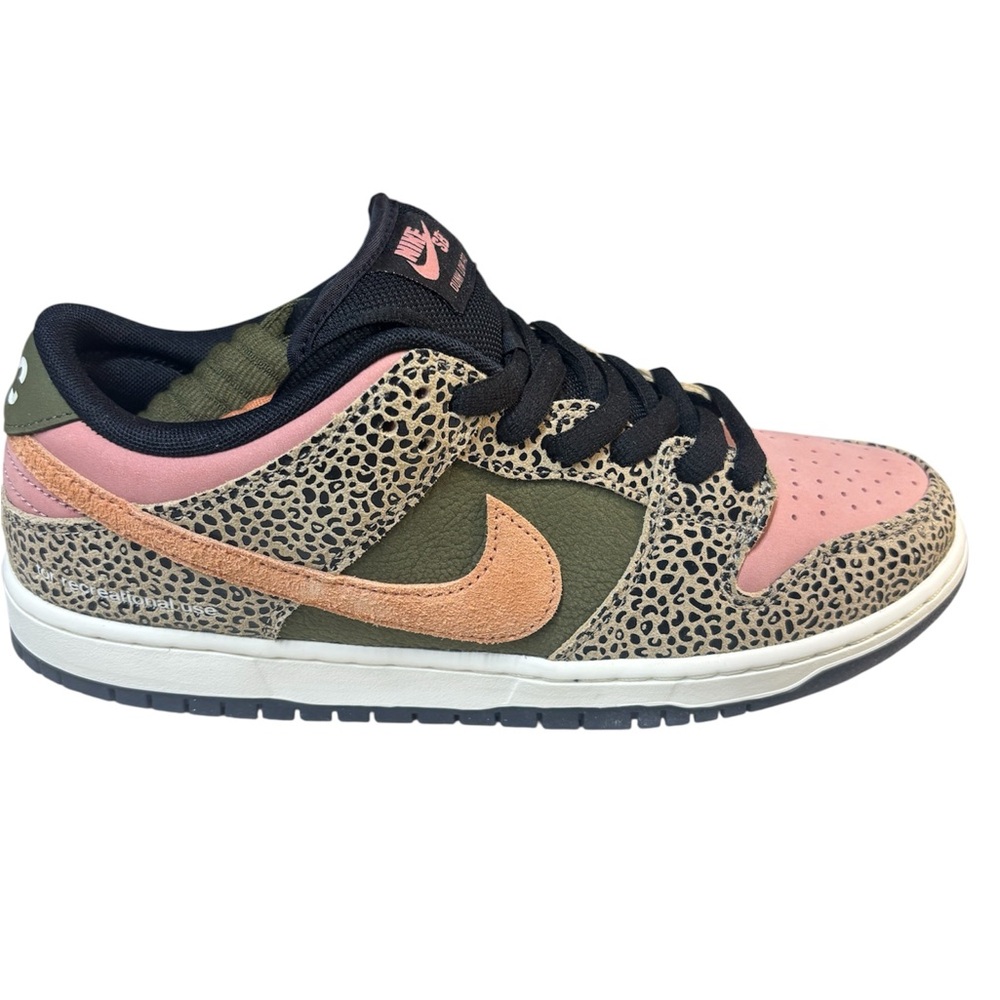Unisex Nike  SB Dunk Low Pro Arts Rec Animal Print Sneakers M 10/W 11.5 New